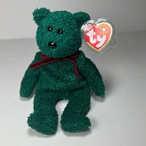 TY 2001 Holiday Teddy Bear